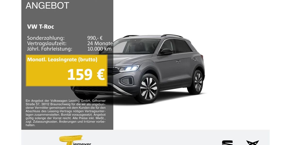 VW T-Roc 18.960 km 22.890 &euro; Hemer 58675