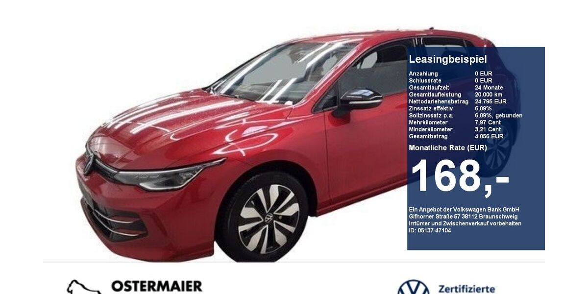VW Golf 8.170 km 24.795 &euro; Vilsbiburg 84137