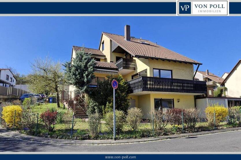 Würzburg-Stadt: Raumwunder mit EinliegerWohnung auf Eckgrundstück in ruhiger Wohnlage zu verkaufen