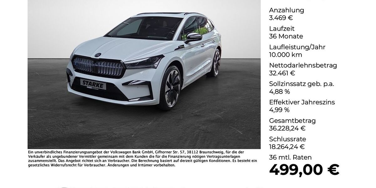 Skoda Enyaq 95.043 km 35.490 &euro; Osnabrück 49084