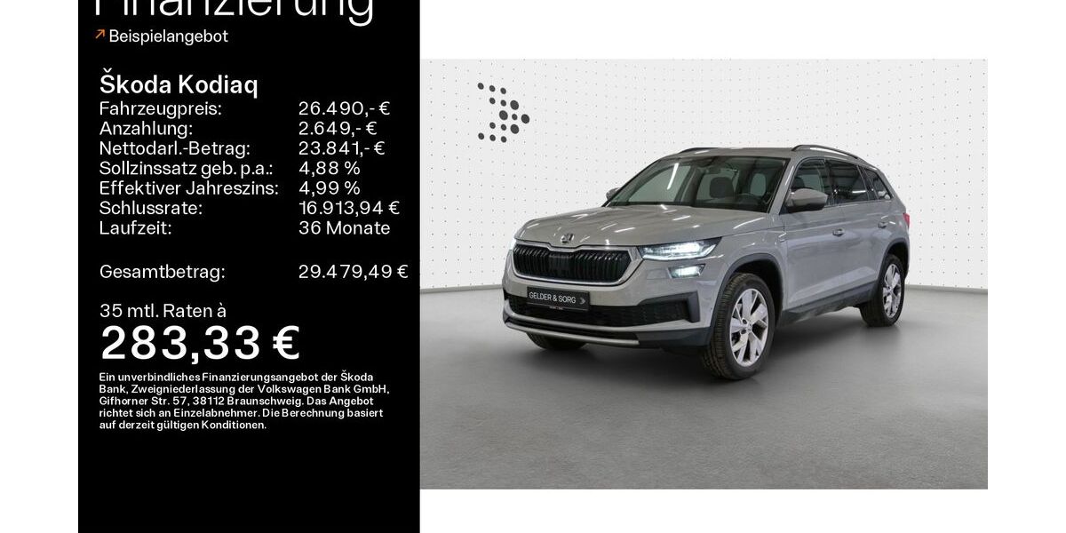 Skoda Kodiaq 48.900 km 26.490 &euro; Bad Kissingen 97688