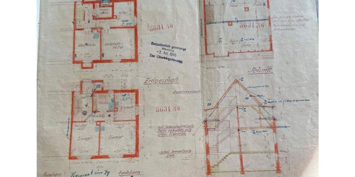 Reihenendhaus Nürnberg Ziegelstein - 6 Zimmer, 100 m&sup2;, 490.000&euro; | Angebot:25414332