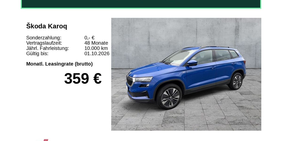 Skoda Karoq 60.608 km 25.470 &euro; Hof 95030