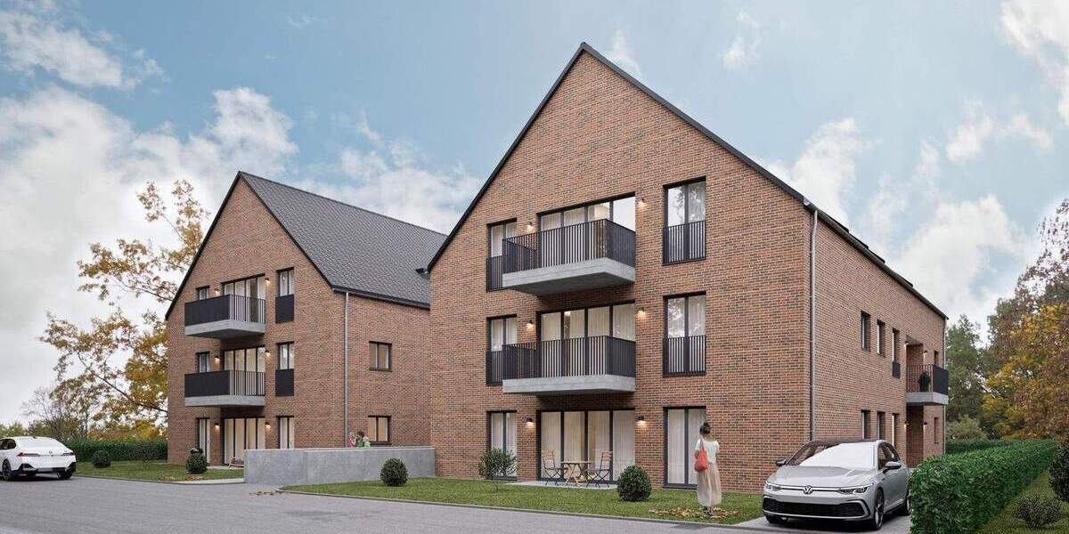 Neubau: Wohnung im 1. OG mit Aufzug nahe Dülmen-Zentrum 2 zimmer