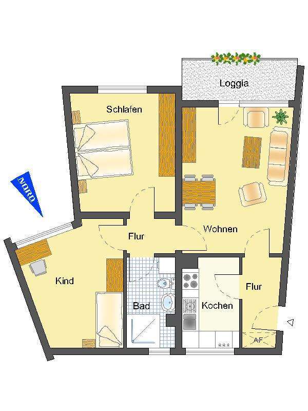Wohnung zum Mieten in Lippstadt 554 € 67.63 m²