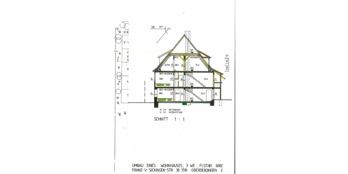 Etagenwohnung Oberderdingen-Flehingen Flehingen - 4 Zimmer, 92 m&sup2;, 99.000&euro; | Angebot:25748646