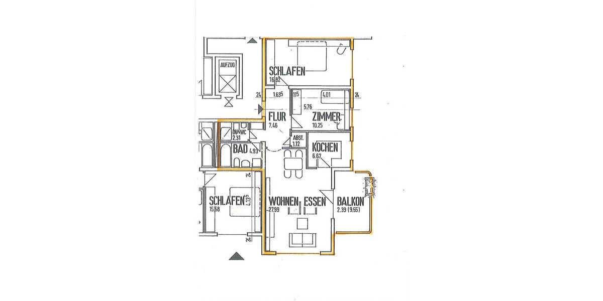 Etagenwohnung Steinen - 3 Zimmer, 79 m&sup2;, 250.000&euro; | Angebot:26018447