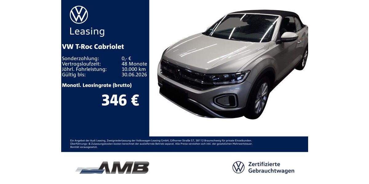 VW T-Roc 16.890 km 27.890 &euro; Borna 04552