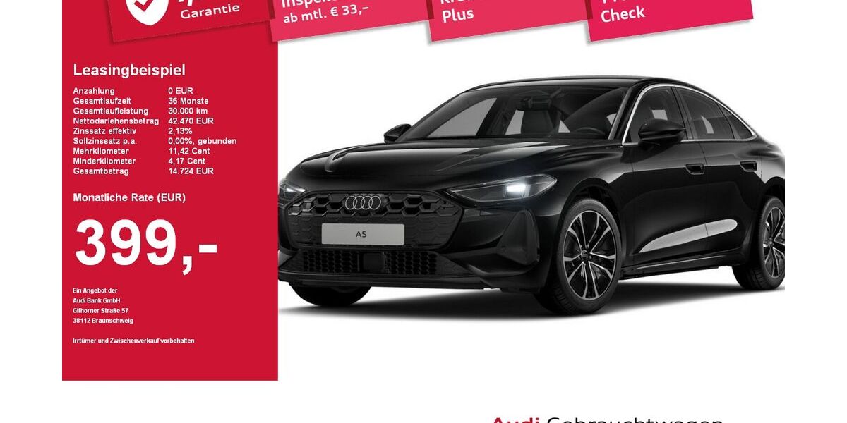 Audi A5 28.370 km 42.470 &euro; Plattling 94447