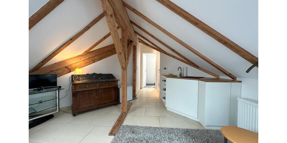 Dachgeschoßwohnung Ettlingen - 1 Zimmer, 28 m&sup2;, 600&euro; | Angebot:26065906