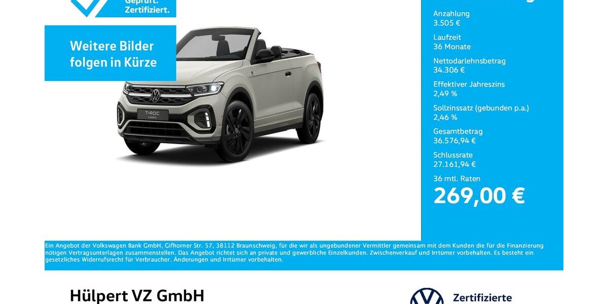 VW T-Roc 10.869 km 35.466 &euro; Dortmund 44141