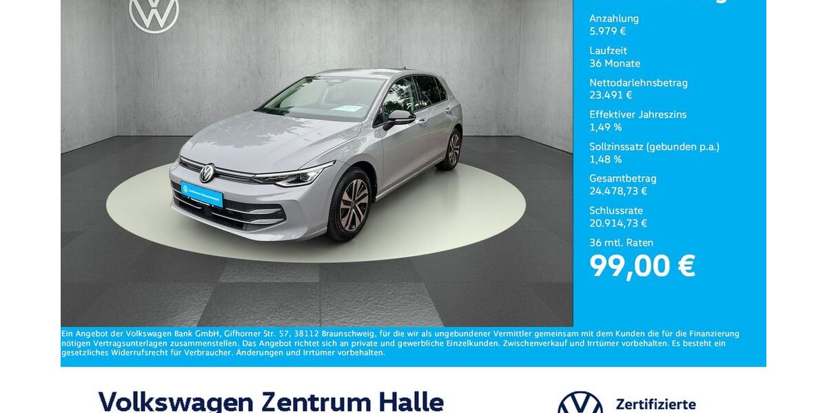 VW Golf 10.380 km 29.470 &euro; Halle/Saale 06110