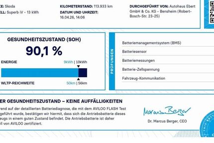 Skoda Superb 113.950 km 21.890 &euro; Bensheim 64625