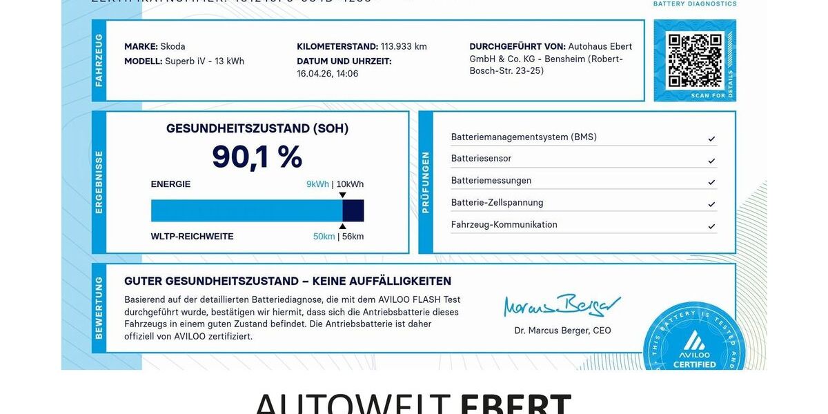 Skoda Superb 113.950 km 21.890 &euro; Bensheim 64625