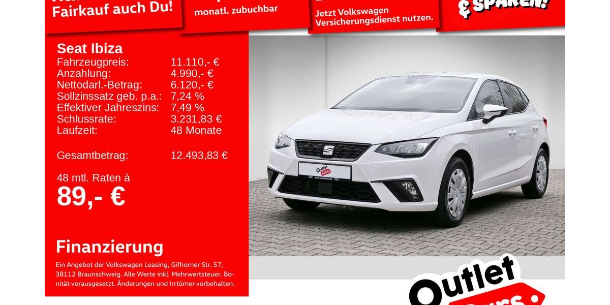 Seat Ibiza 65.858 km 10.999 &euro; Mannheim 68309