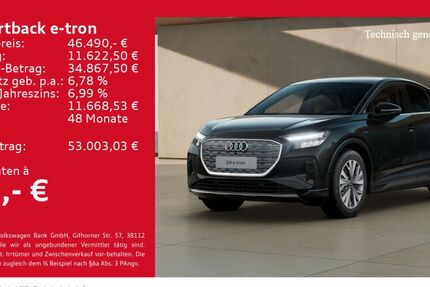 Audi Q4 e-tron 7.971 km 46.440 € Melle 49324