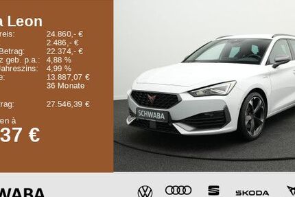 Cupra Leon 50.000 km 24.860 &euro; Gersthofen 86368