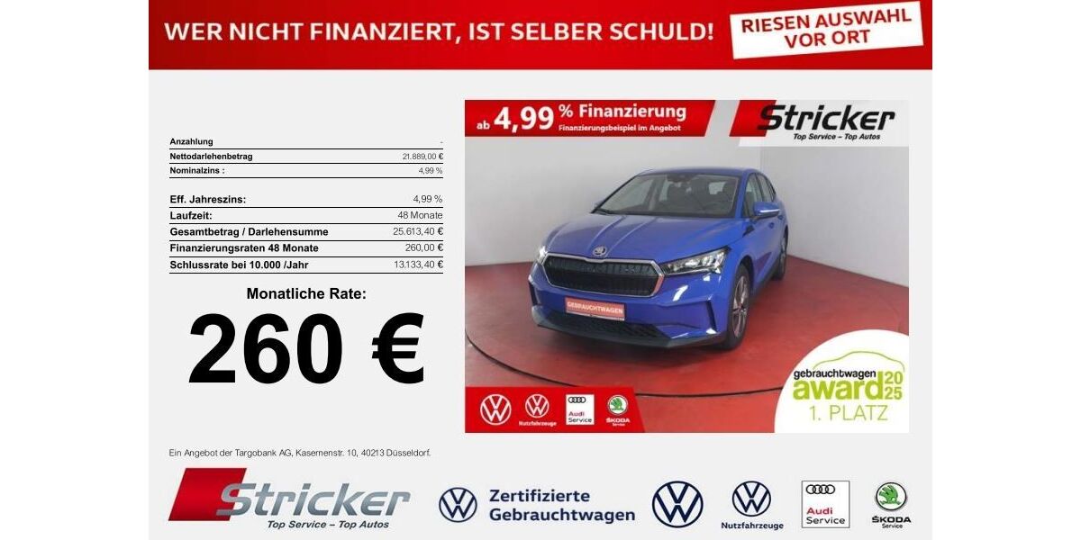 Skoda Enyaq 23.313 km 20.949 &euro; Horn-Bad Meinberg 32805