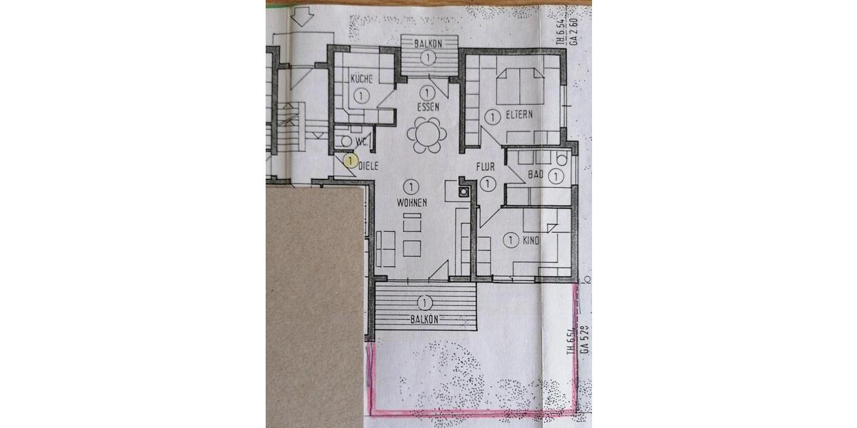 Hochparterre Bad Rappenau - 3.5 Zimmer, 80 m&sup2;, 299.000&euro; | Angebot:27021806