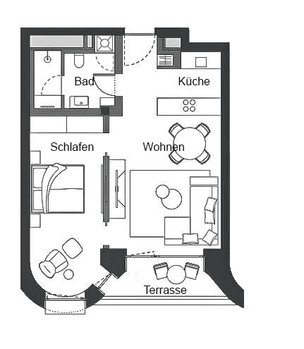 Etagenwohnung Berlin Mitte - 2 Zimmer, 59 m&sup2;, 2.690&euro; | Angebot:26857285