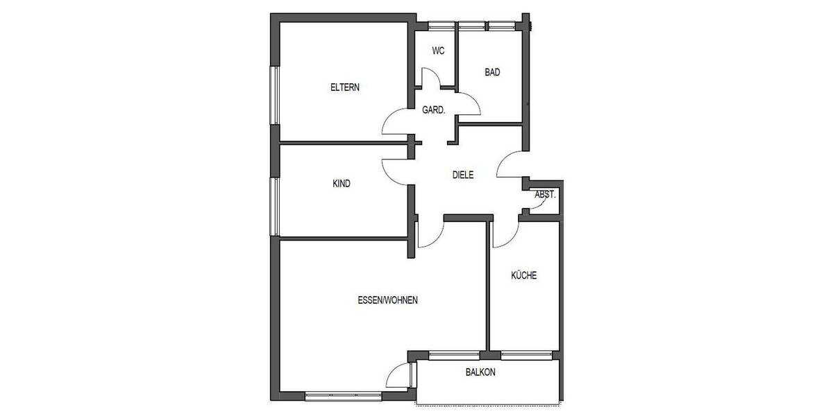 Etagenwohnung Goldbach - 3 Zimmer, 101 m&sup2;, 340.000&euro; | Angebot:26791498