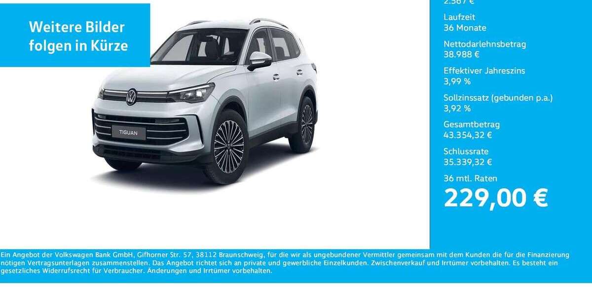 VW Tiguan 16.470 km 41.555 &euro; Dortmund 44141