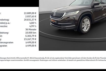 Skoda Kodiaq 114.482 km 22.494 &euro; Leinefelde-Worbis/DE 37327
