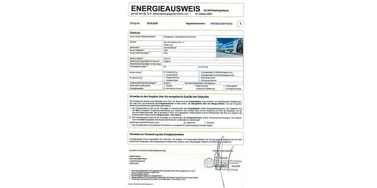 Gewerbeobjekt Jülich - 2.125&euro; | Angebot:24748031