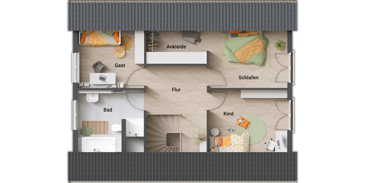 Einfamilienhaus Schloßvippach - 5 Zimmer, 140 m&sup2;, 391.760&euro; | Angebot:25748839