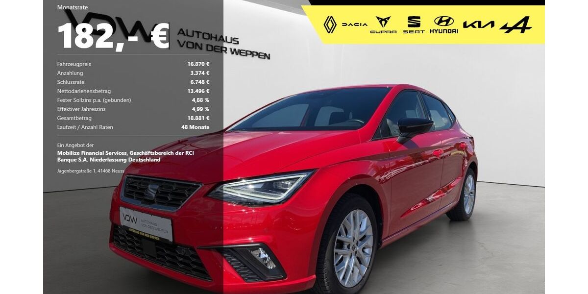 Seat Ibiza 28.950 km 16.570 &euro; Friesenheim 77948