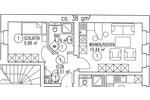 Etagenwohnung Leipzig Altwest - 2 Zimmer, 38 m&sup2;, 118.000&euro; | Angebot:27083975