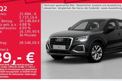 Audi Q2 26.624 km 25.884 € Eching 85386
