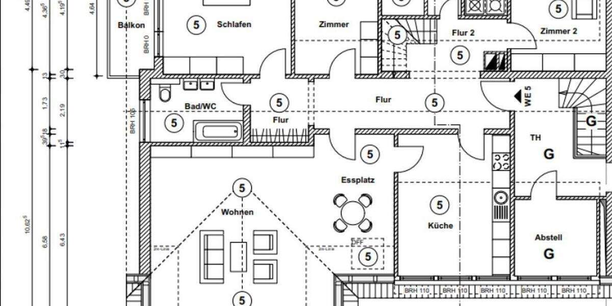 Etagenwohnung Horn-Bad Meinberg Billerbeck - 5 Zimmer, 167 m&sup2;, 999&euro; | Angebot:25581576