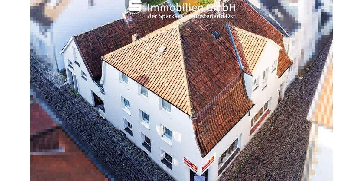 Wohn- und Geschäftshaus in Innenstadtlage von Warendorf! 5 zimmer