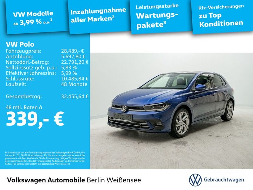 VW Polo 5.000 km 28.489 € Berlin 13088