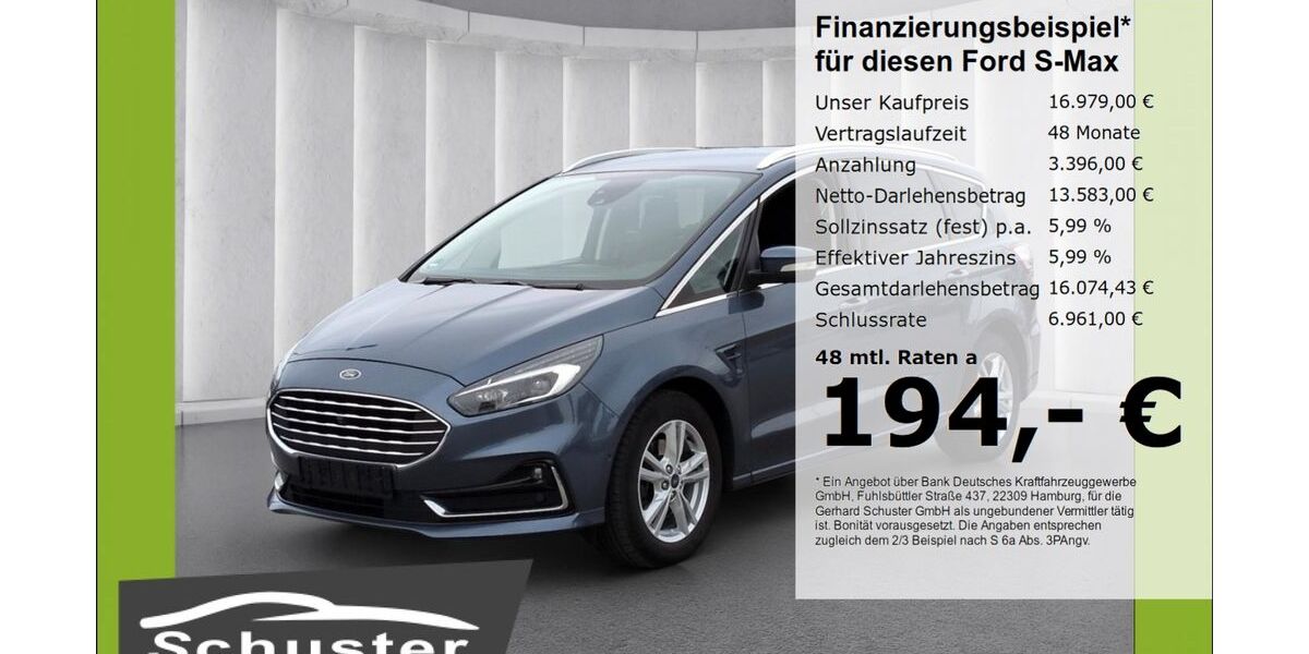 Ford S-Max 162.414 km 16.379 &euro; Ruhstorf 94099