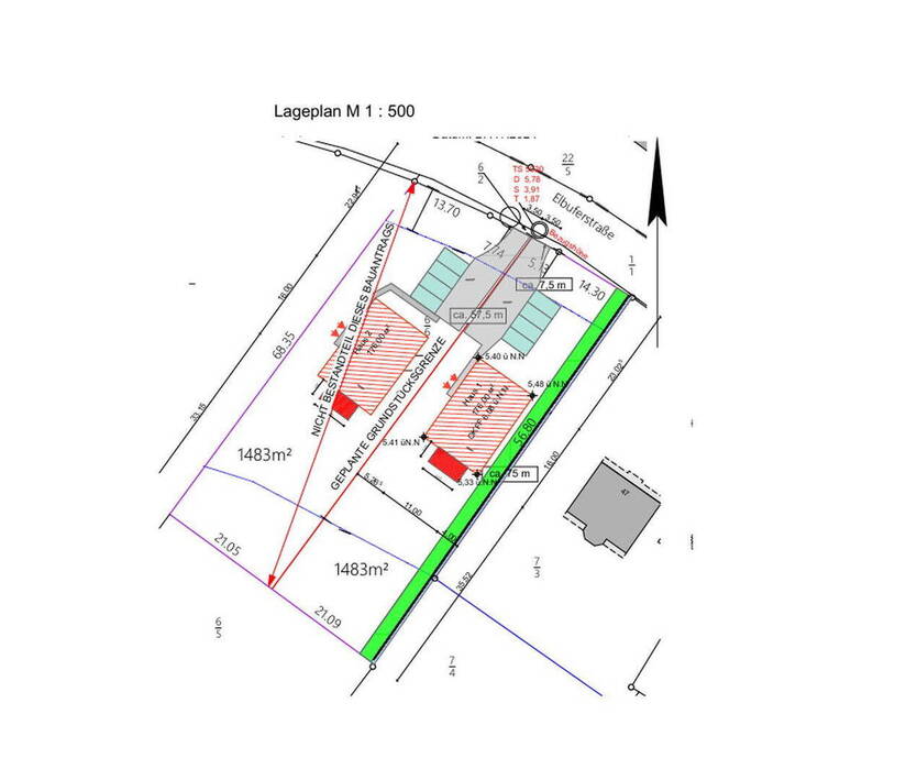 Schöne DHH mit Traumgrundstück auf einer Ebene 4 zimmer