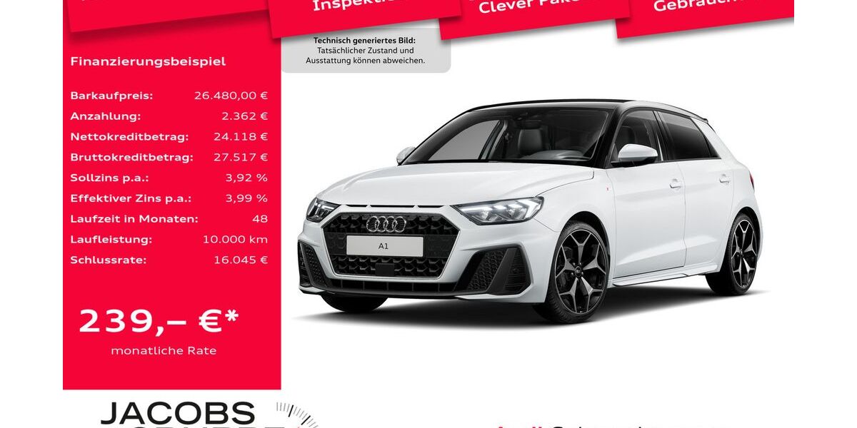 Audi A1 3.857 km 26.240 &euro; Mönchengladbach 41066