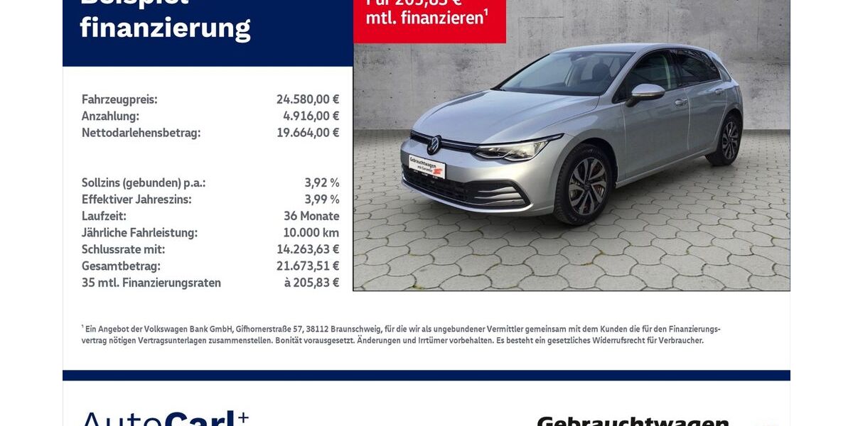 VW Golf 29.100 km 24.580 &euro; Plauen 08527