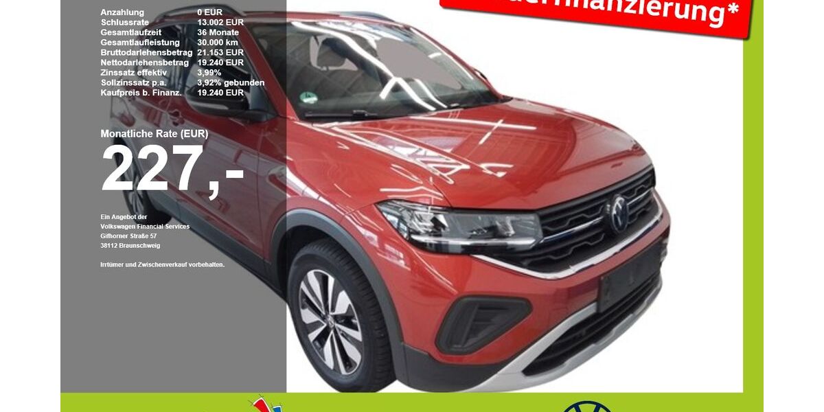 VW T-Cross 4.275 km 19.330 &euro; Mainburg 84048