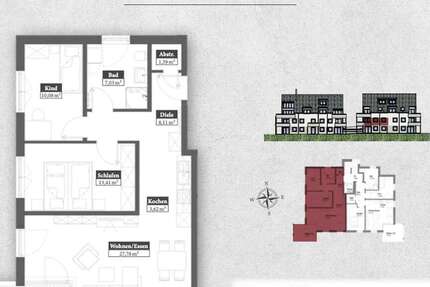 Wohnung zum Kaufen in Mering 505.000 € 77.37 m² 3 zimmer