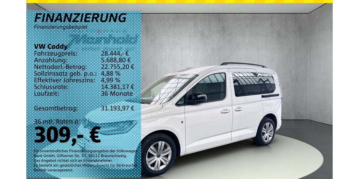VW Caddy 42.600 km 28.444 &euro; Auerbach/Rebesgrün 08209