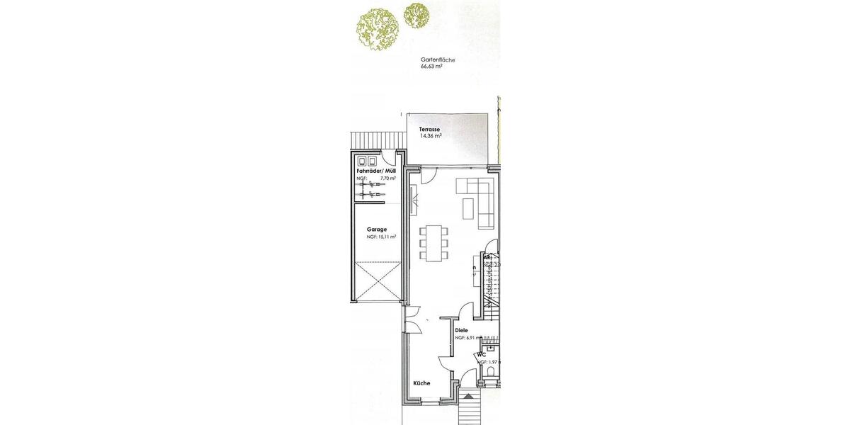 Doppelhaushälfte Südlohn - 4 Zimmer, 146 m&sup2;, 1.300&euro; | Angebot:25635488