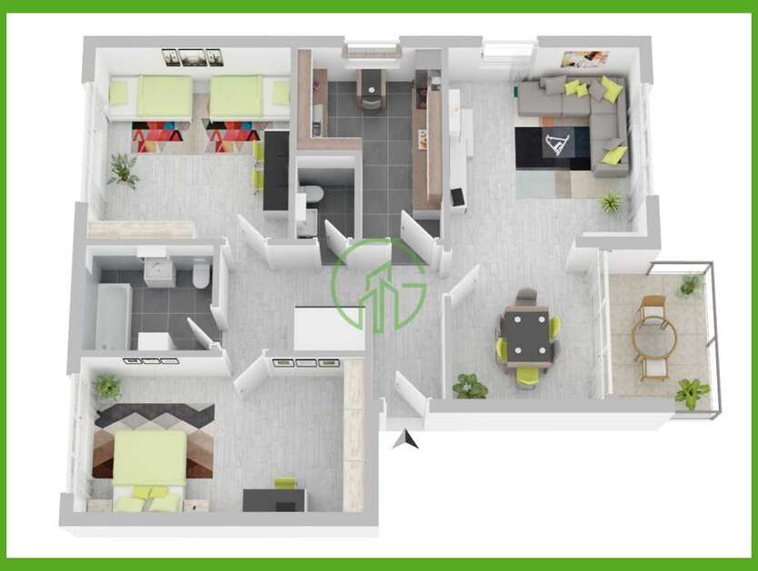 Wohnung zum Kaufen in Baesweiler Setterich 119.990 € 80 m²