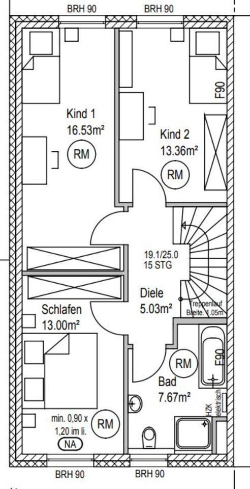 Energiesparendes 5-Zimmer Haus DHH in Essen Karnap zimmer