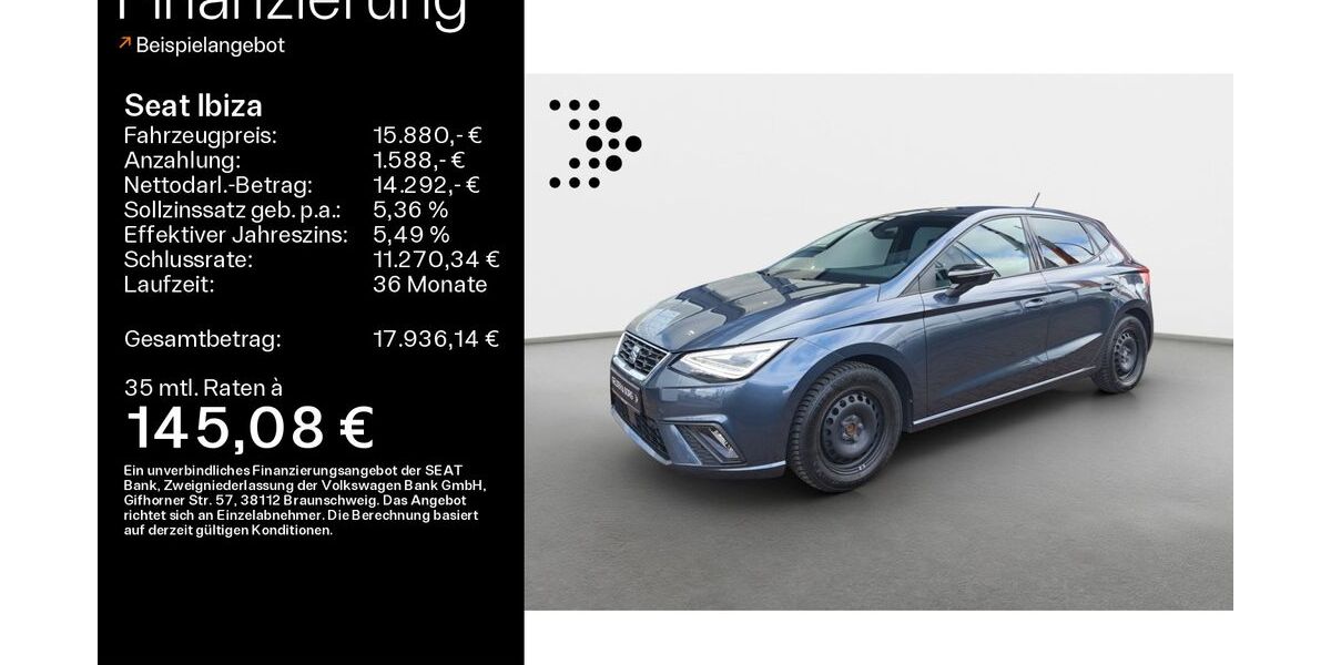 Seat Ibiza 68.658 km 14.990 &euro; Sand am Main 97522