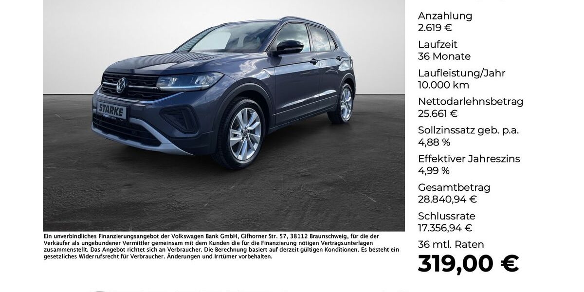 VW T-Cross 10.305 km 28.280 &euro; Vechta 49377
