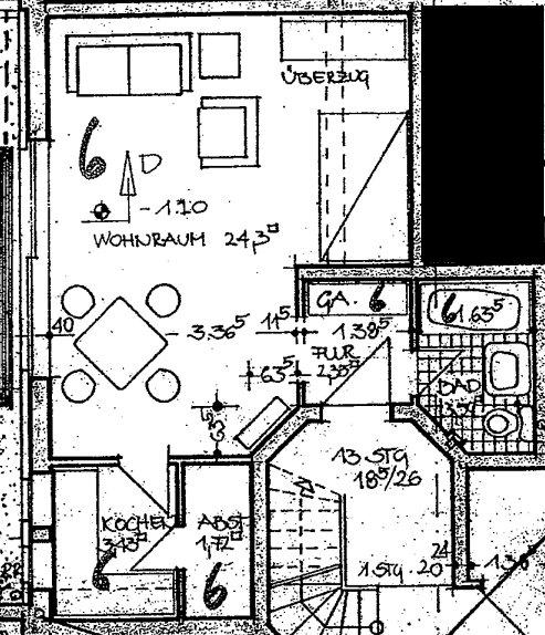 Etagenwohnung Würselen - 1.5 Zimmer, 35 m&sup2;, 119.000&euro; | Angebot:27293701