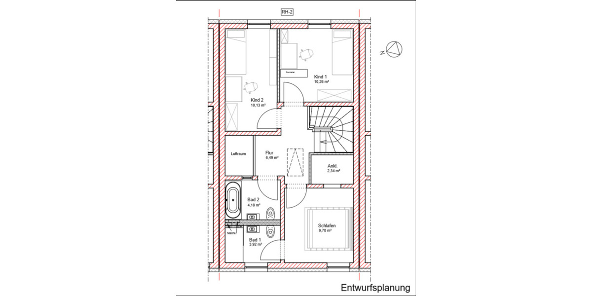 Reihenhaus Magdeburg Lemsdorf - 4 Zimmer, 101 m&sup2;, 353.500&euro; | Angebot:25640580