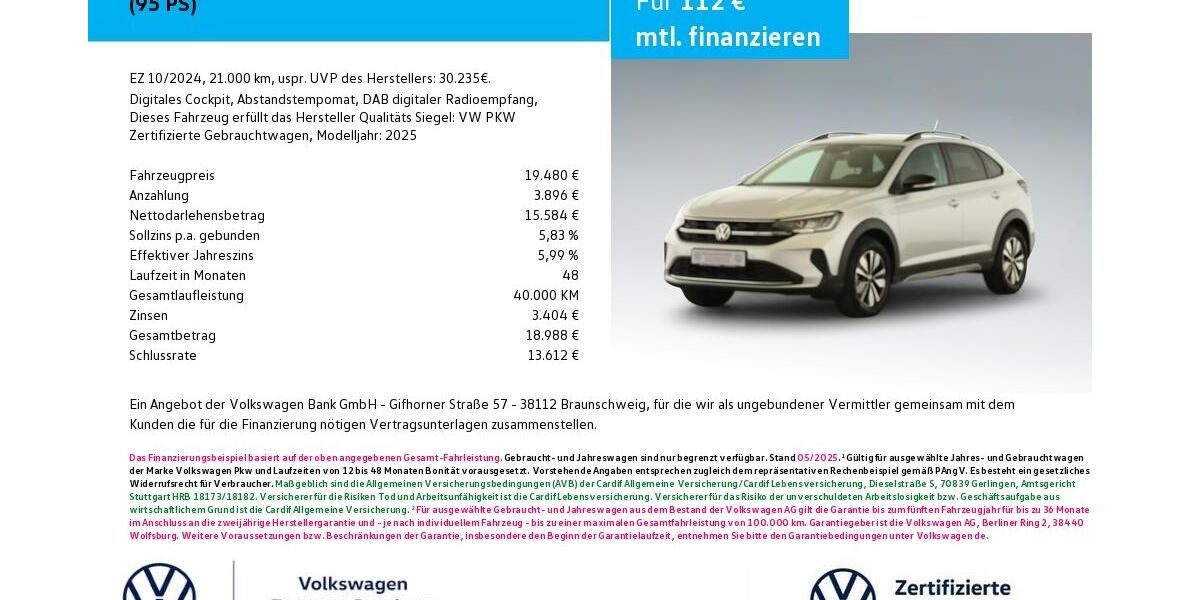 VW Taigo 21.000 km 19.480 &euro; Bamberg 96052